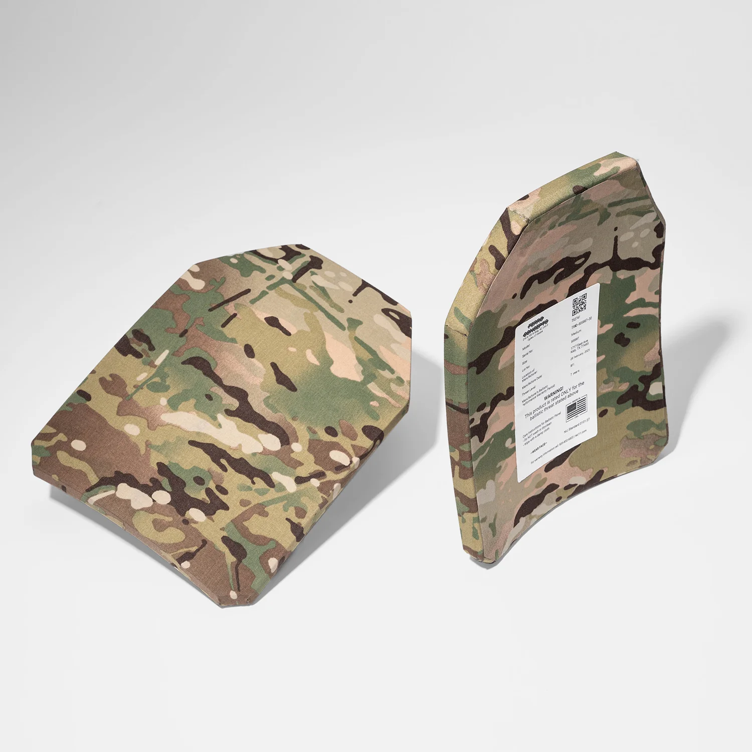 TAC 11 TX2741 Armor Plate - NIJ Level RF1, SAPI Cut - Image 3